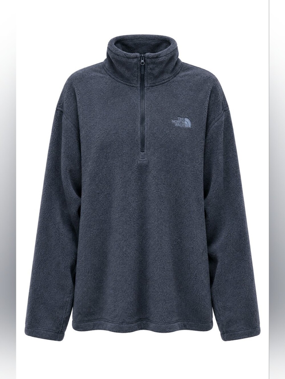 The North Face Men's Quarter-Zip Fleece Pullover - Dark Blue Sz XXL
